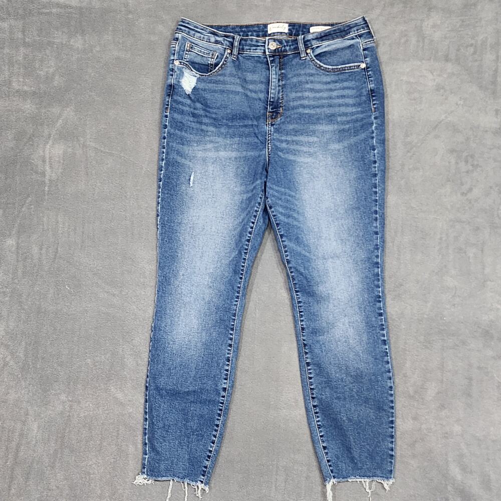 Wonderly Blue Ankle & Cropped Jeans